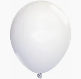 set 10 palloncini bianchi