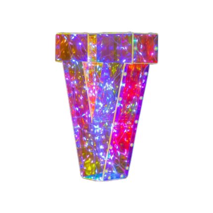 lampada a led lettera V