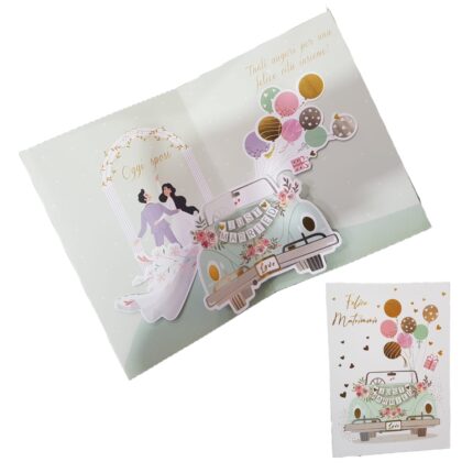 biglietto origami just married