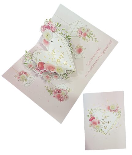 biglietto origami oggi sposi