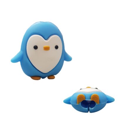 proteggi cavo pinguino blu