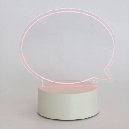 lampada lavagna luminosa fumetto