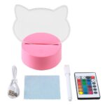 lampada lavagna luminosa gatto